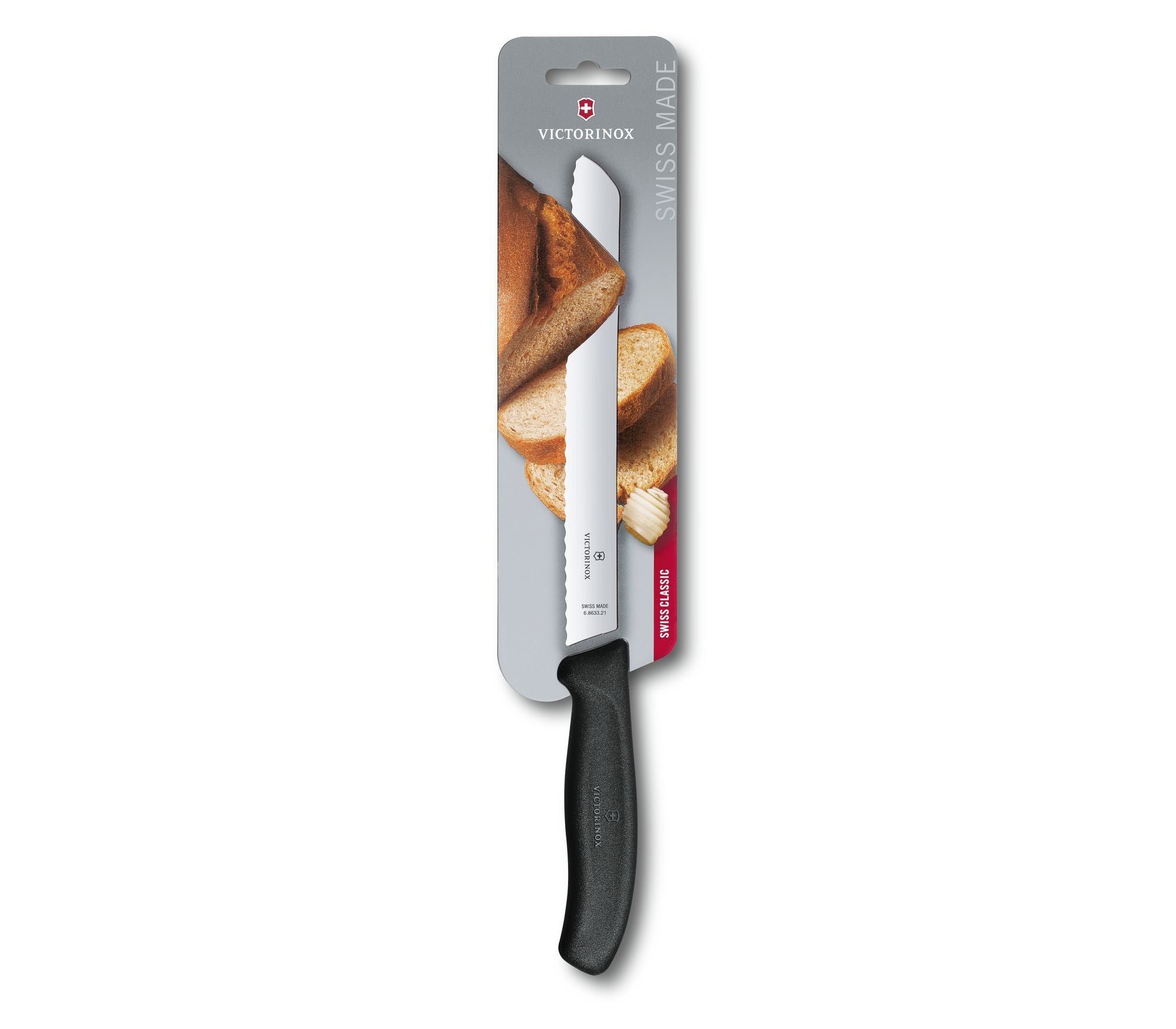 Cutit de panificatie, Swiss Classic, lama 21 cm, VICTORINOX ( 6.8633)