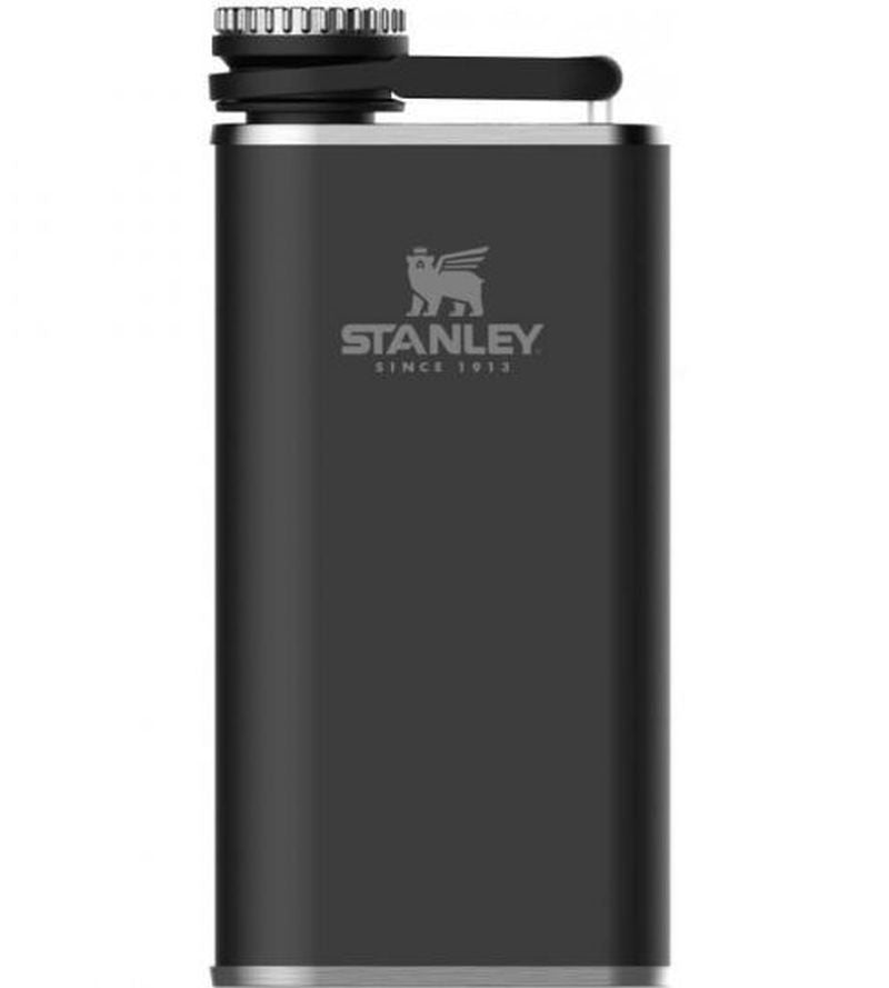 Butelca din metal STANLEY CLASSIC 0.24L negru / verde
